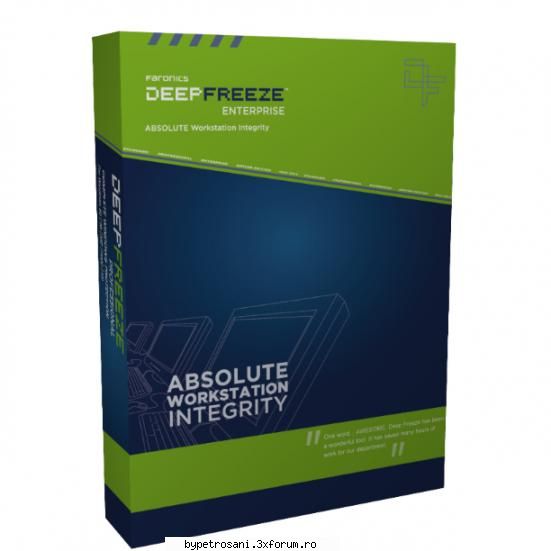 Deepfreeze enterprise - Building on the power of Deep Freeze Standard - Software