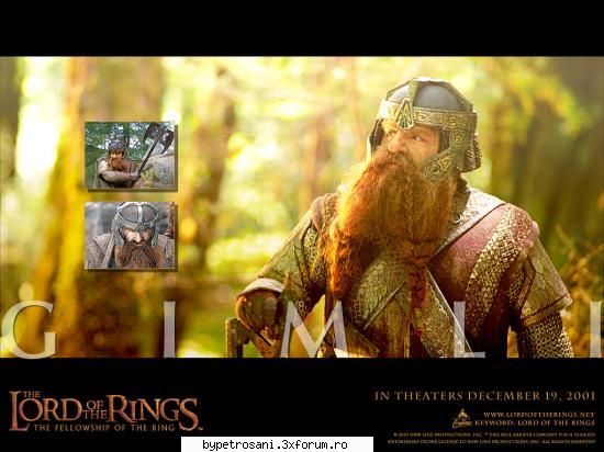 The Lord of the Rings - Acesta-i Gimli micul pitic ce doboara la pamant - Niste Pareri Despre filme