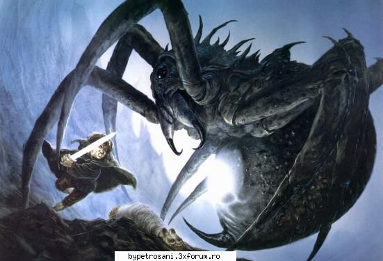 The Lord of the Rings - Ir asta este Shelob un paianjen uriash din - Niste Pareri Despre filme