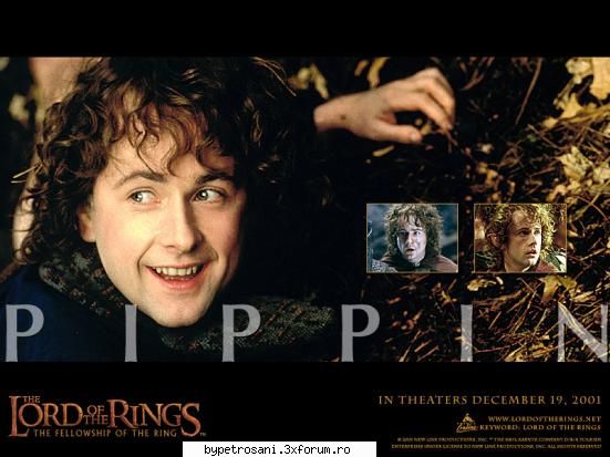 The Lord of the Rings - Pippin este ma fel ca shi Merry...tot "little - Niste Pareri Despre filme